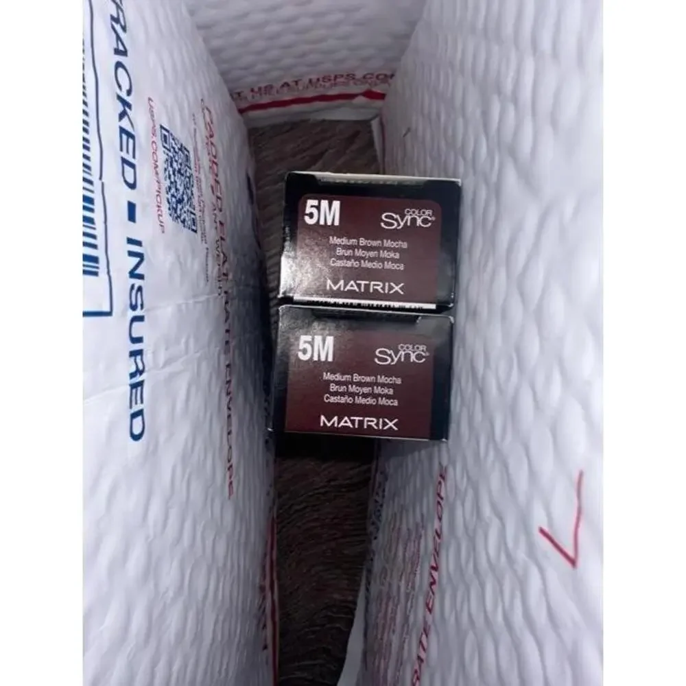 Matrix 5M Medium Brown Mocha Ammonia Free Cream Color Sync Hair‎ Color Demi